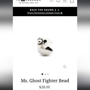 Trollbeads Ms. Ghost Fighter Charm